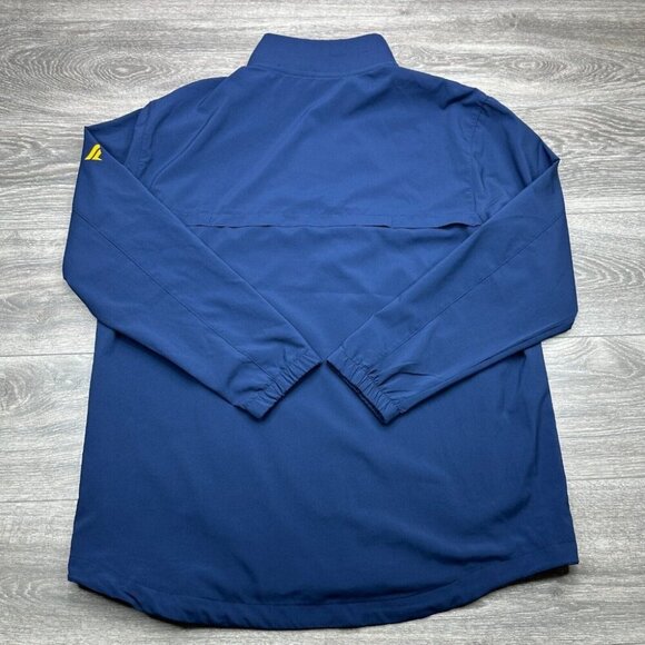 Buffalo Sabres Jacket Men's Large Blue NHL Authentic Pro Rinkside Zip Fanatics - Picture 10 of 16